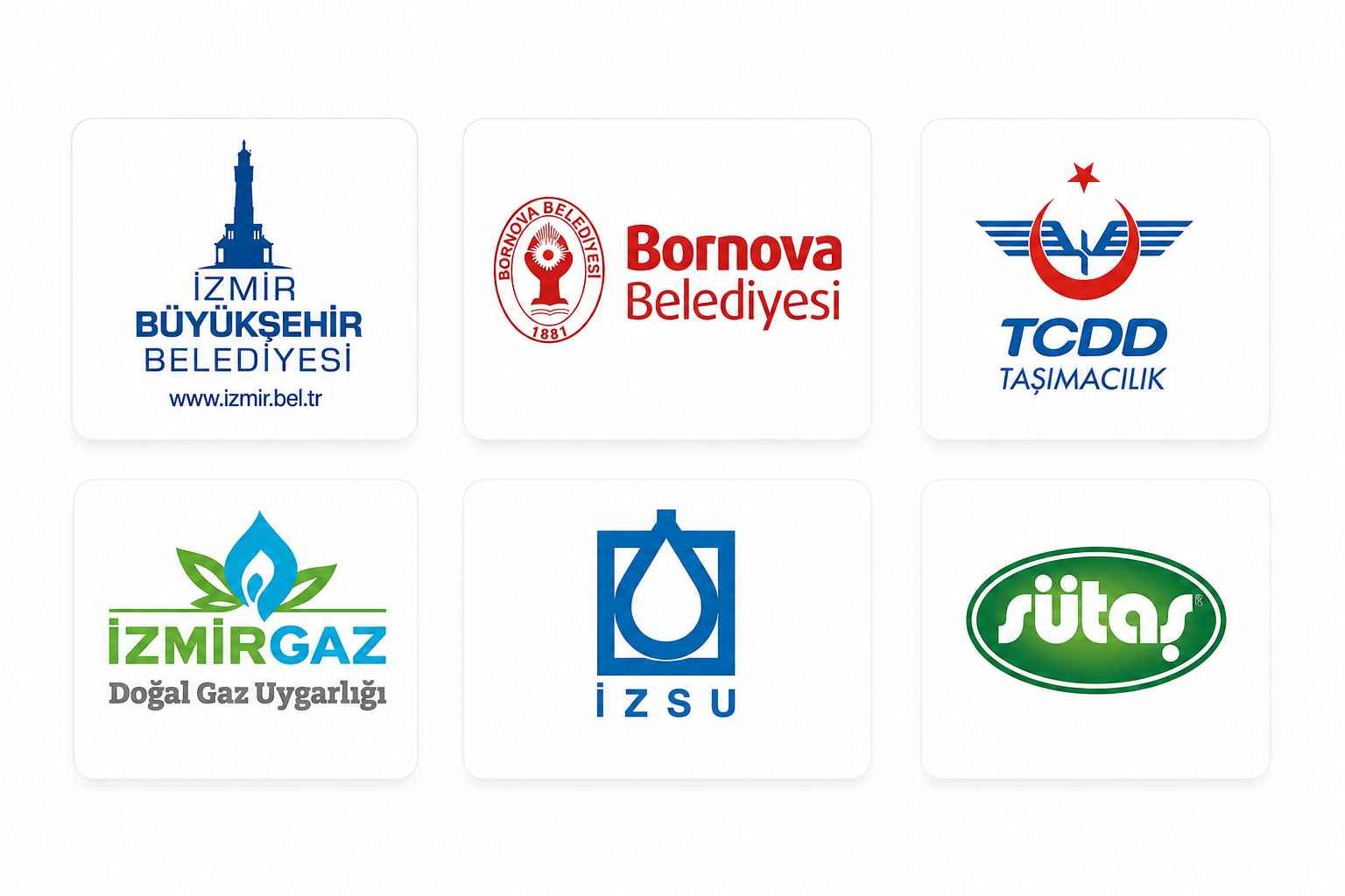 Fernes Yol Yapı Referansları - İzmir Büyükşehir Belediyesi, Bornova Belediyesi, TCDD Taşımacılık, İzmirGaz, İZSU ve Sütaş